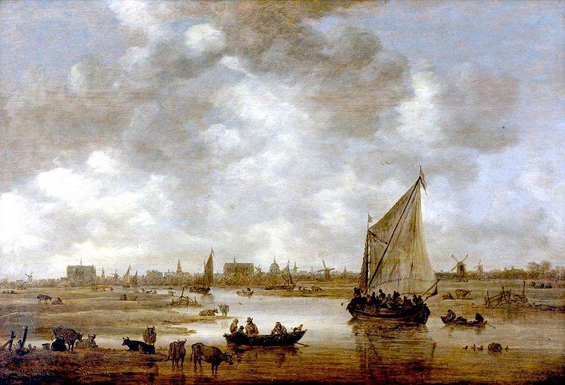 Jan van  Goyen View of Leiden from the Northeast Germany oil painting art